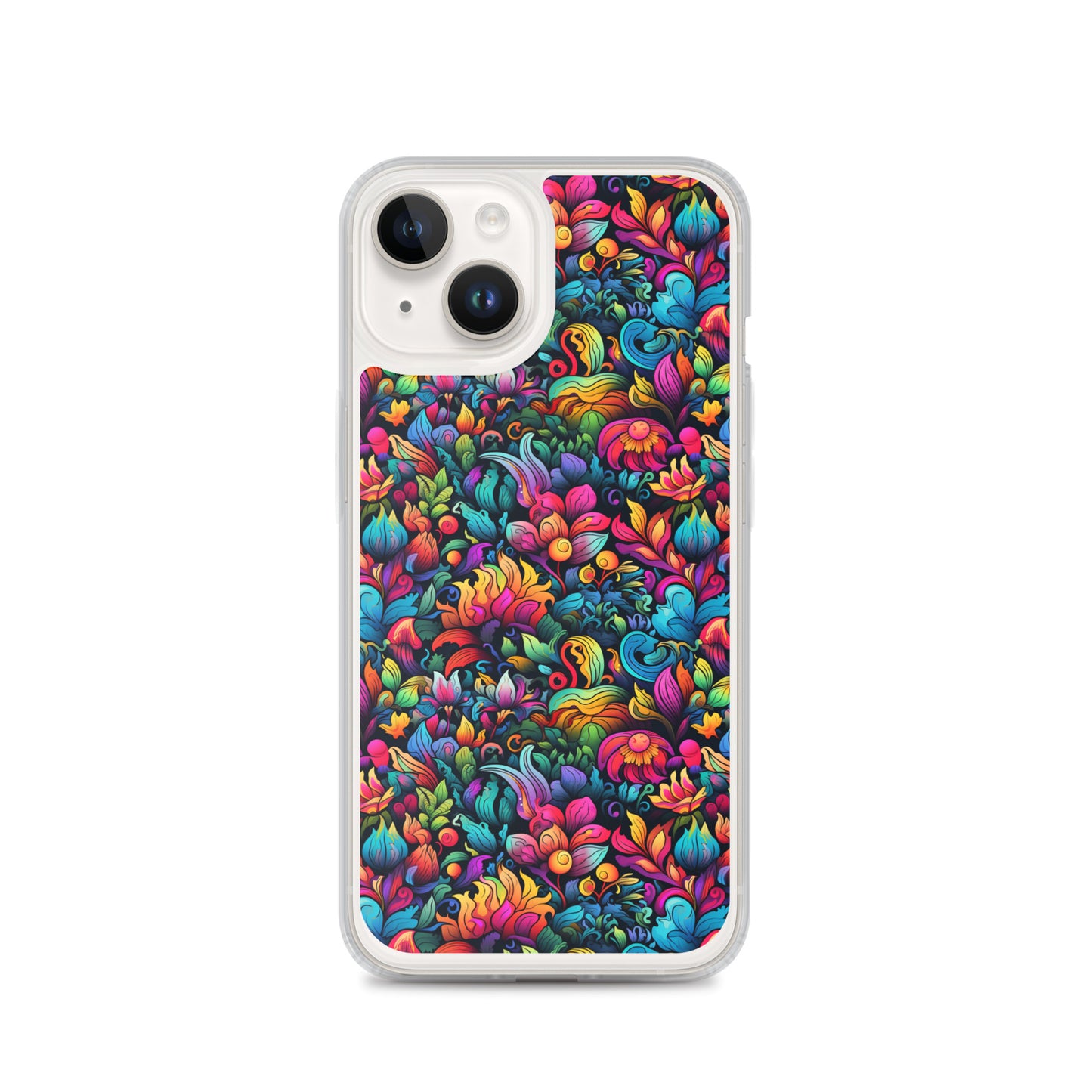 iPhone Case - Psychedelic Flowers