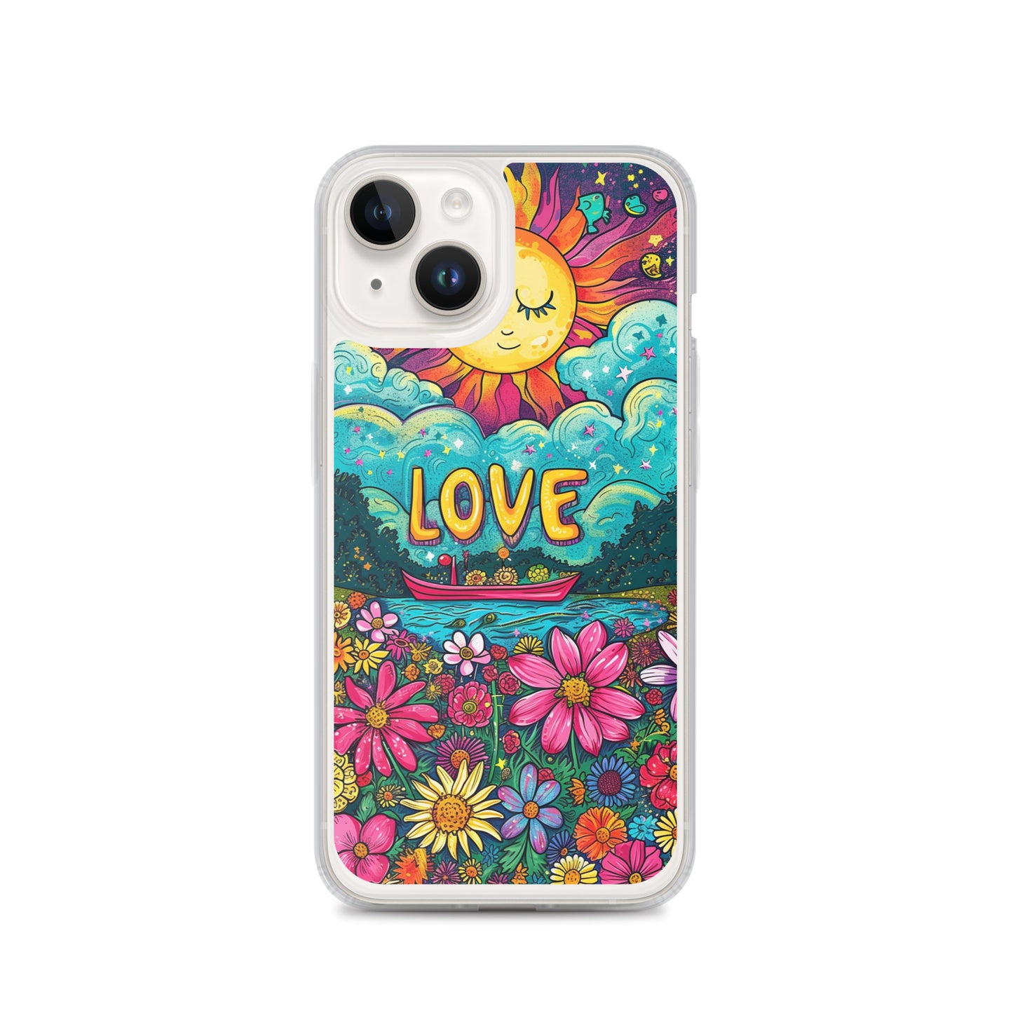 iPhone Case - Cosmic Bloom of Affection