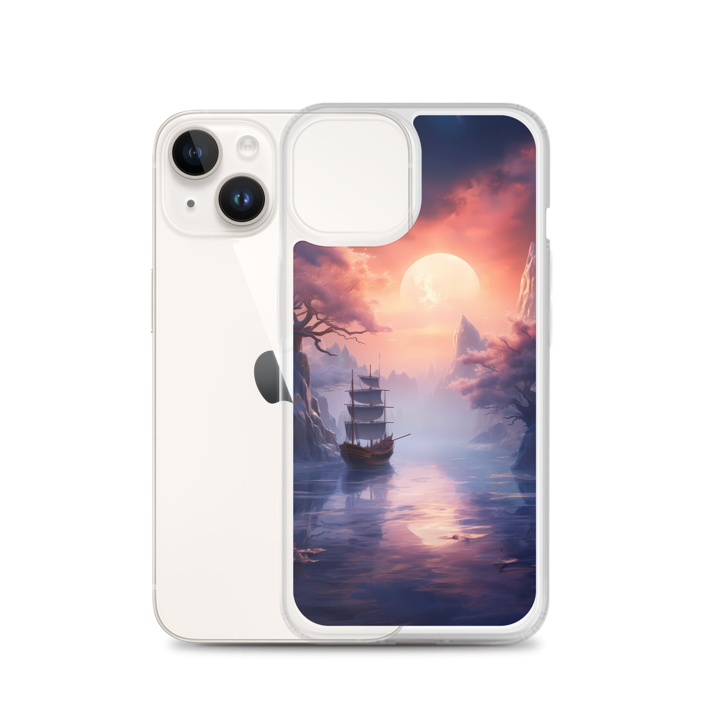iPhone Case - Japanese Seascape Moonrise