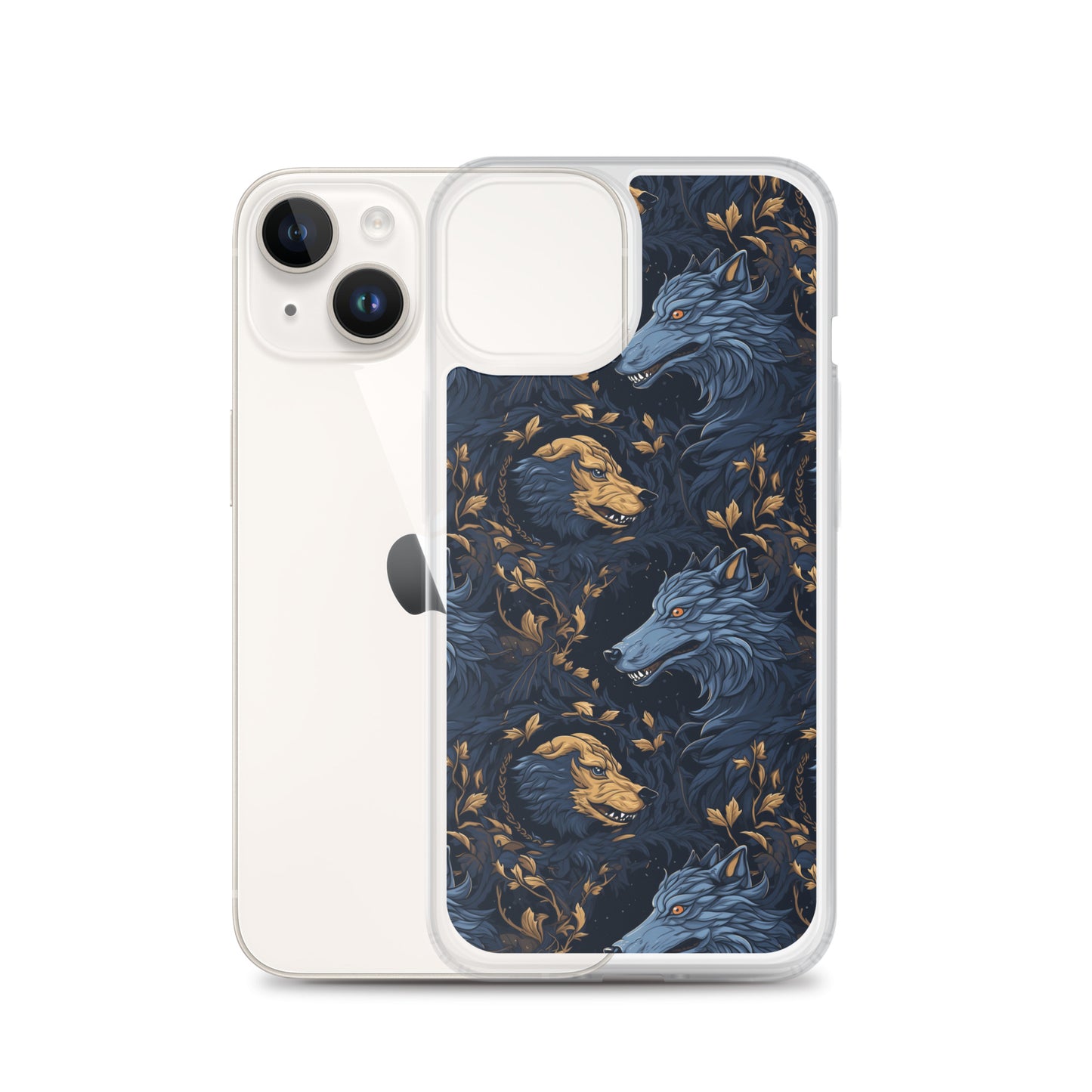 iPhone Case - Wolves Pattern