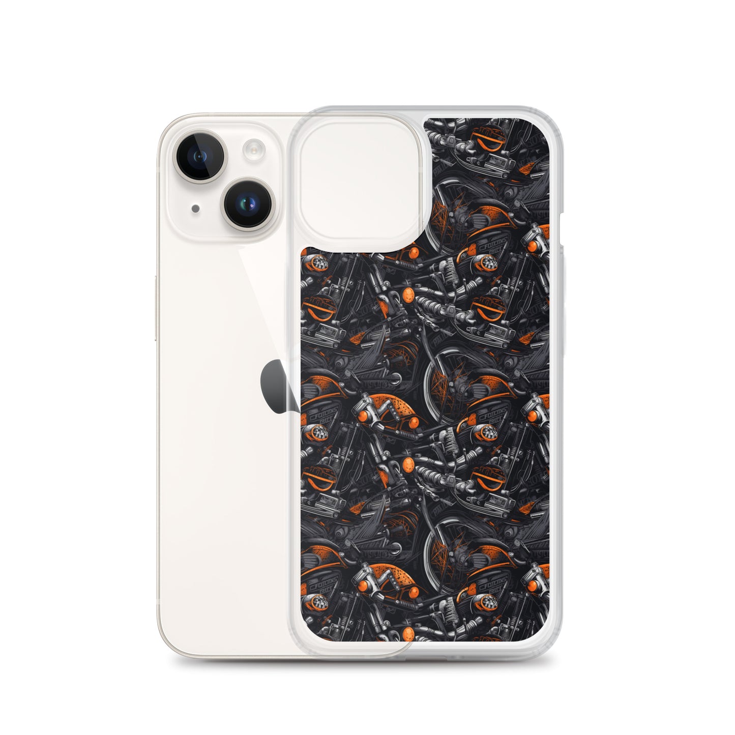iPhone Case - Motorcycle Pattern
