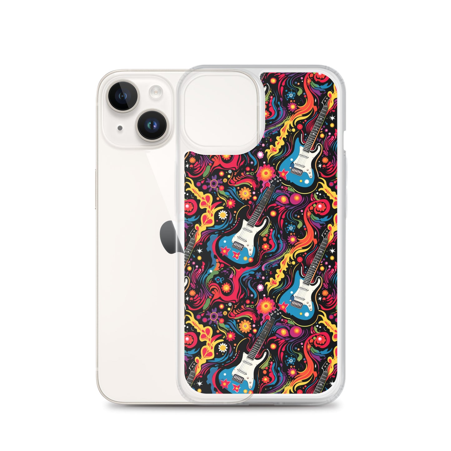 iPhone Case - Psychedelic Guitars