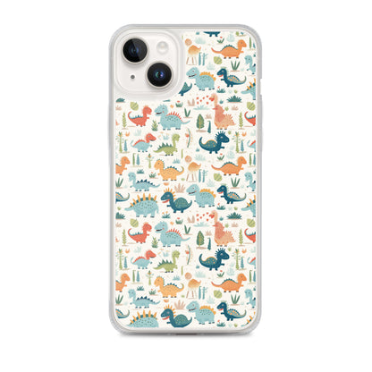 iPhone Case - Cute Dinosaurs Pattern