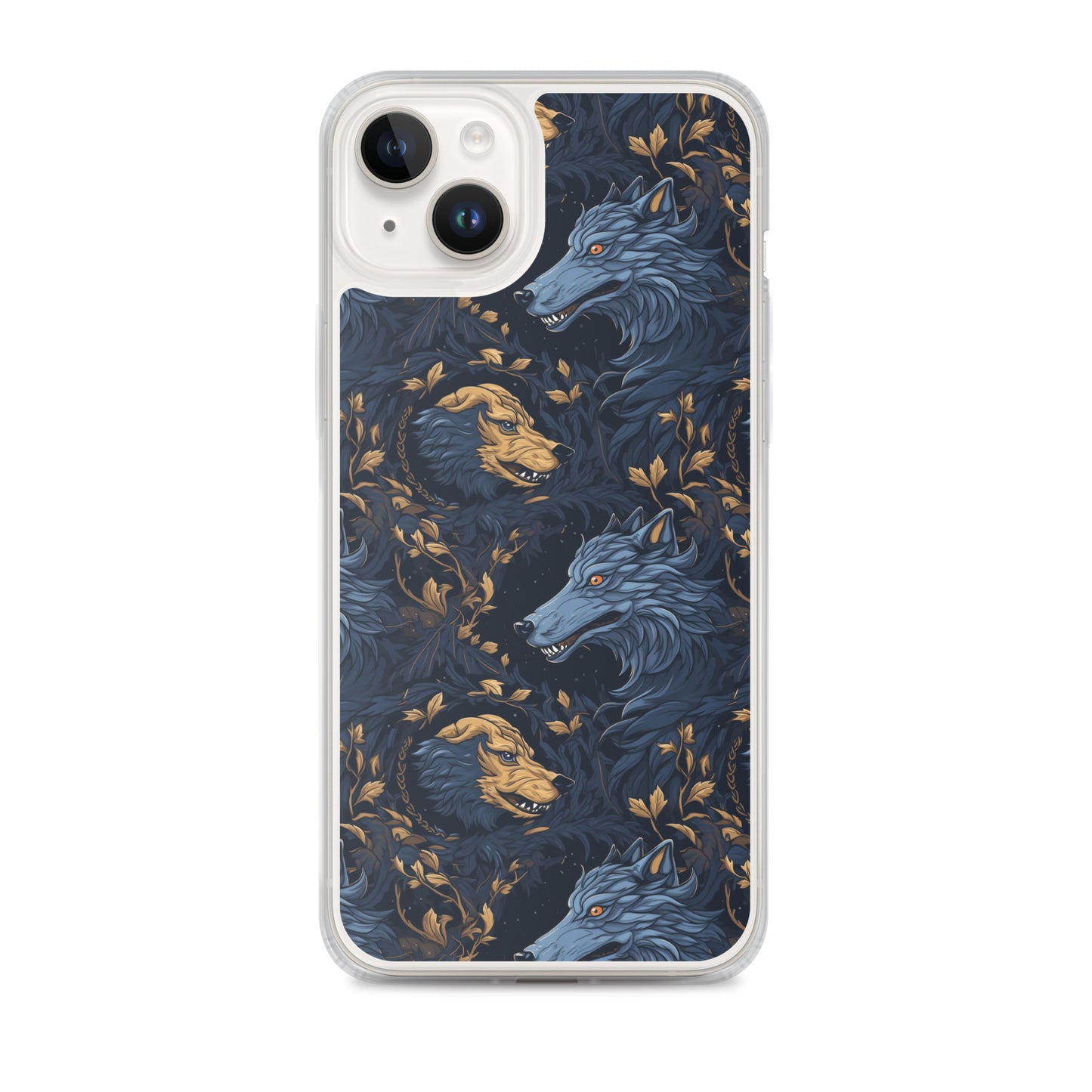iPhone Case - Wolves Pattern