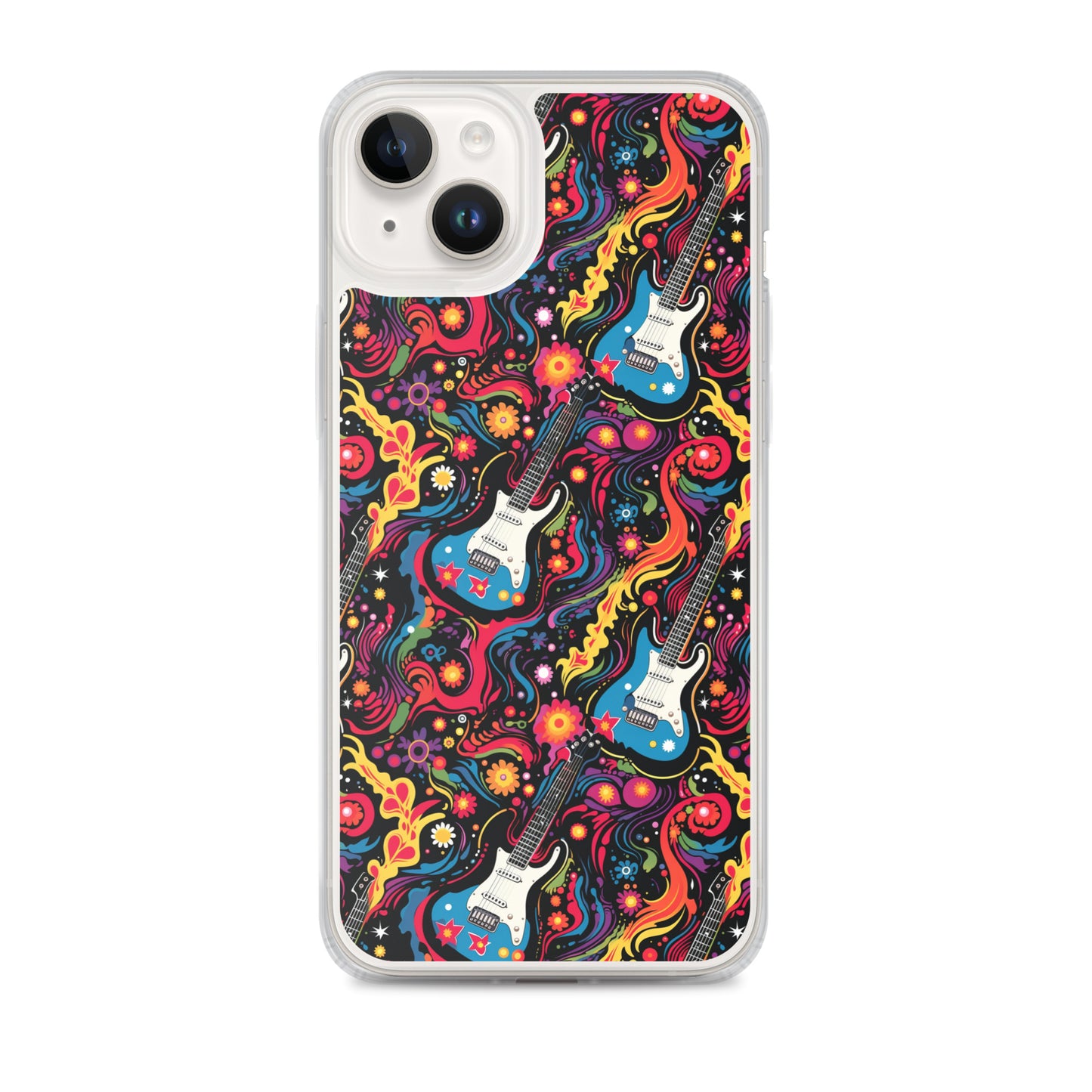 iPhone Case - Psychedelic Guitars