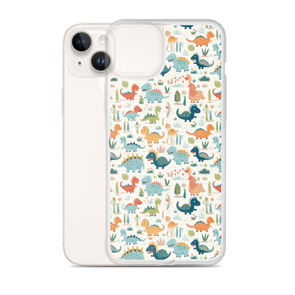 iPhone Case - Cute Dinosaurs Pattern