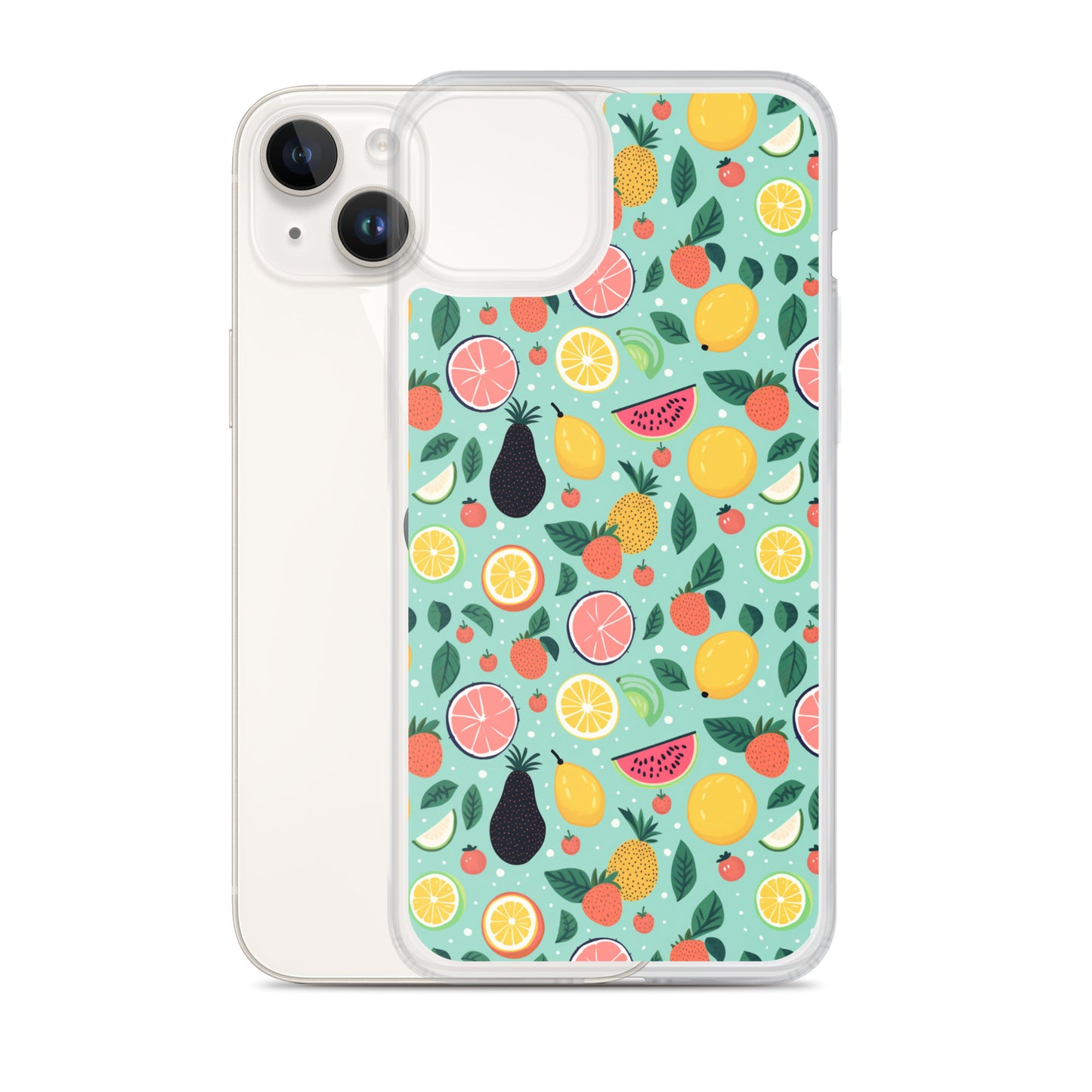 iPhone Case - Fun Fruits Pattern