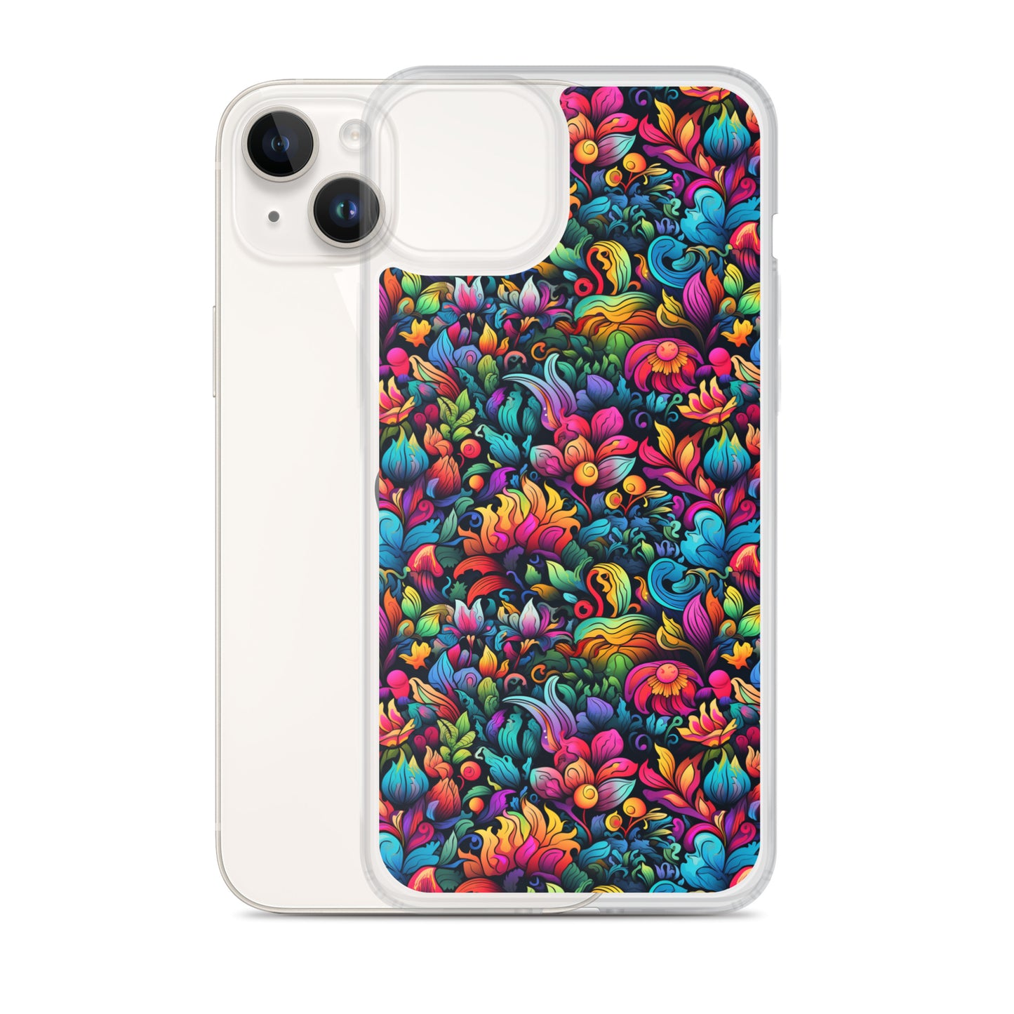 iPhone Case - Psychedelic Flowers