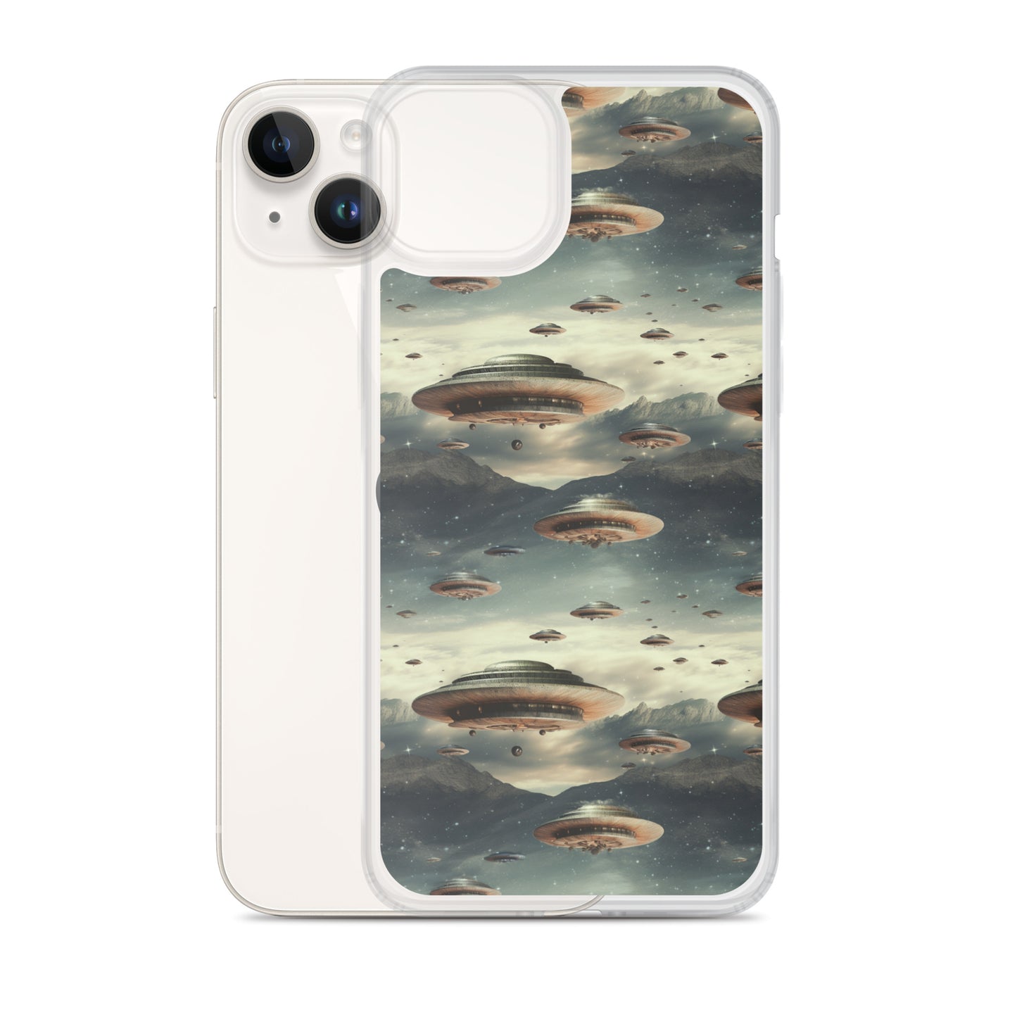 iPhone Case - Flying Saucer Invasion