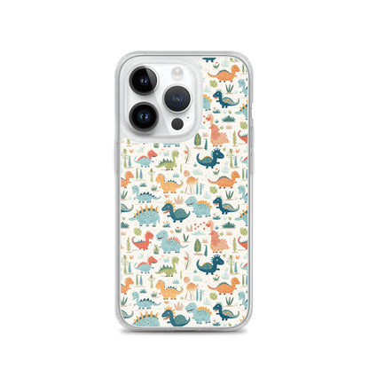iPhone Case - Cute Dinosaurs Pattern