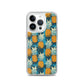 iPhone Case - Pineapple Pattern on Blue