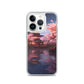 iPhone Case - Ancient Kyoto with Flying Cherry Blossoms