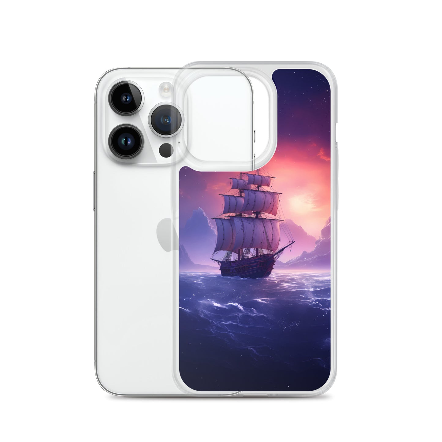 iPhone Case - Seascape Wooden Ship at Dusk