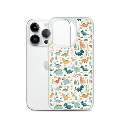 iPhone Case - Cute Dinosaurs Pattern