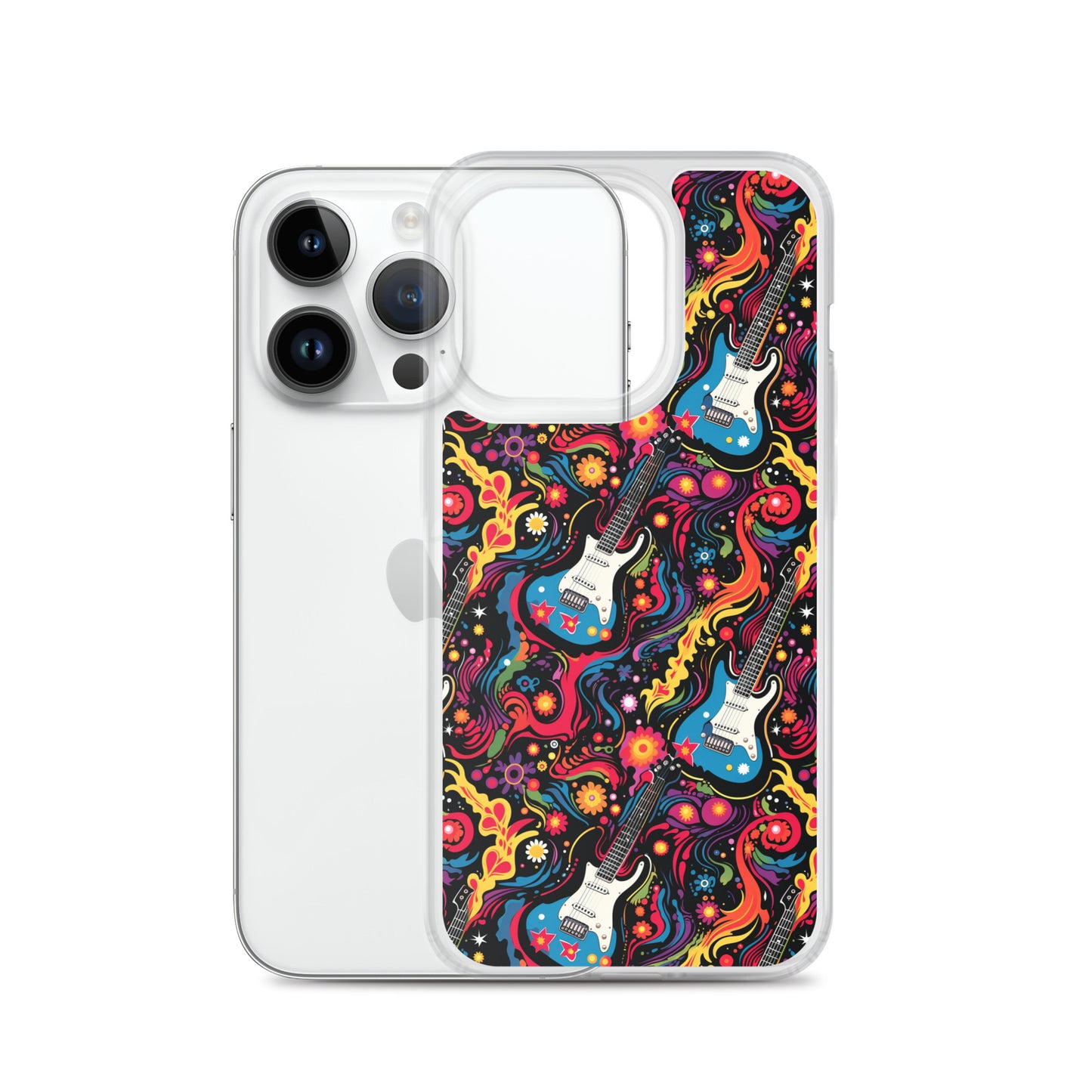 iPhone Case - Psychedelic Guitars
