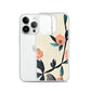 iPhone Case - Paisley Flowers on Speckled Ivory