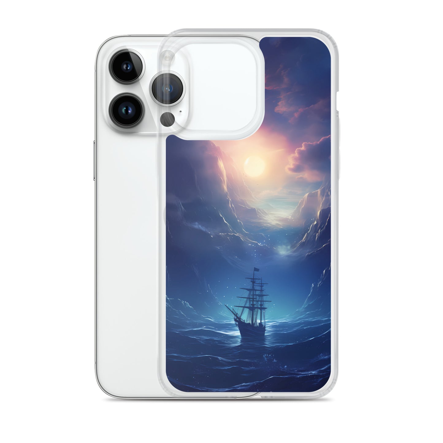 iPhone Case - Wooden Ship in Moonlight