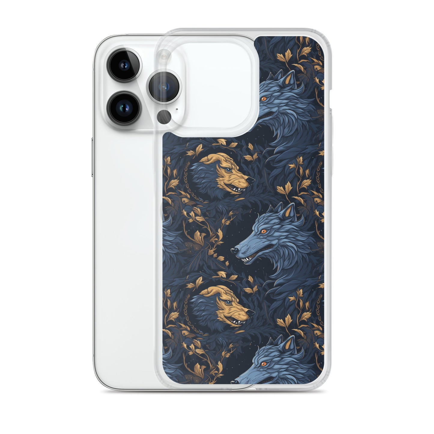 iPhone Case - Wolves Pattern