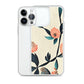 iPhone Case - Paisley Flowers on Speckled Ivory