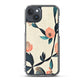 iPhone Case - Pink Floral on Speckled Ivory
