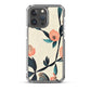 iPhone Case - Paisley Flowers on Speckled Ivory