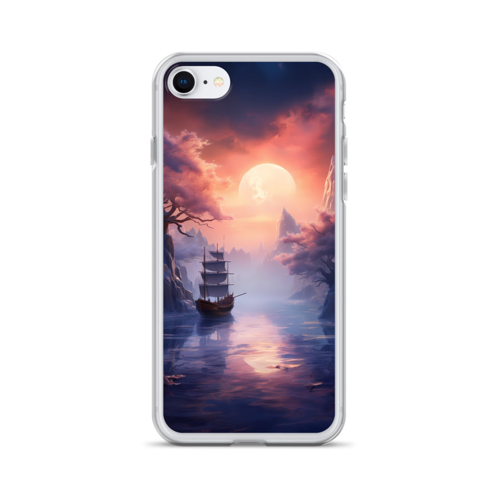 iPhone Case - Japanese Seascape Moonrise