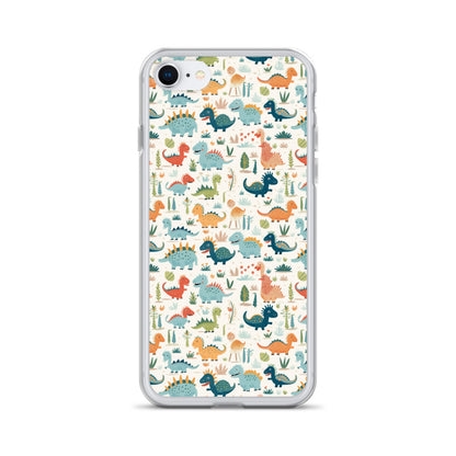 iPhone Case - Cute Dinosaurs Pattern