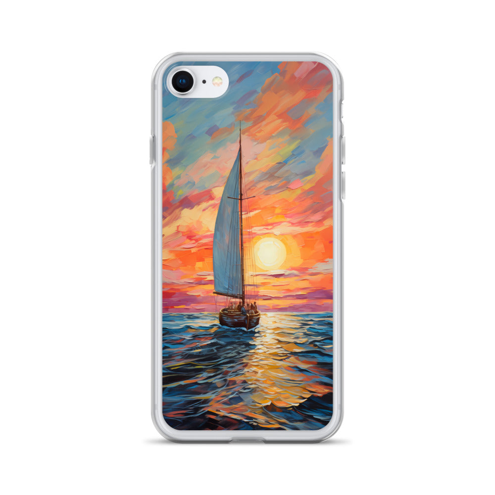 iPhone Case - Luminous Sailboat