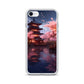 iPhone Case - Ancient Kyoto with Flying Cherry Blossoms