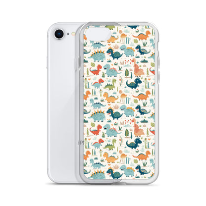 iPhone Case - Cute Dinosaurs Pattern