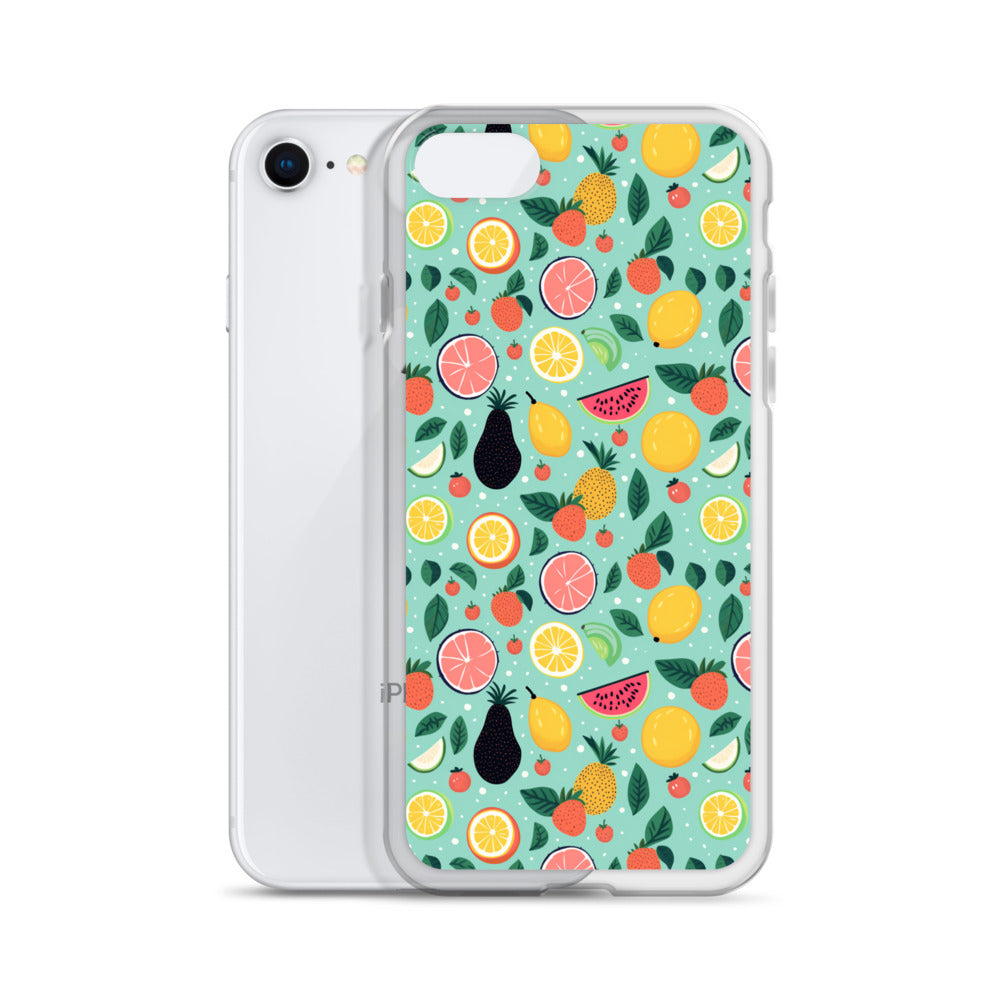 iPhone Case - Fun Fruits Pattern