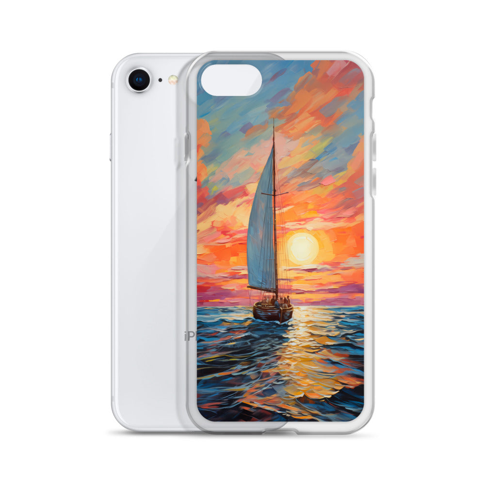 iPhone Case - Luminous Sailboat