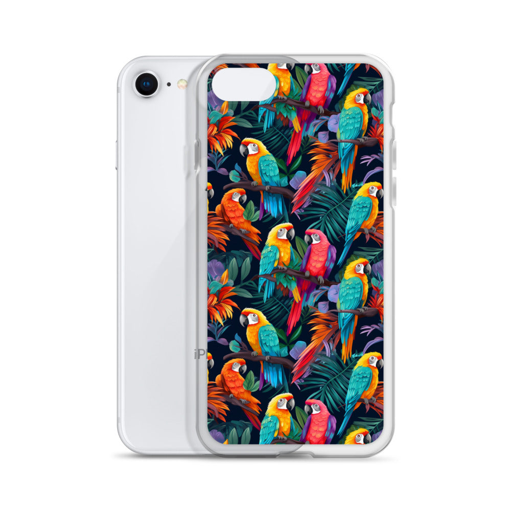 iPhone Case - Colorful Parrots