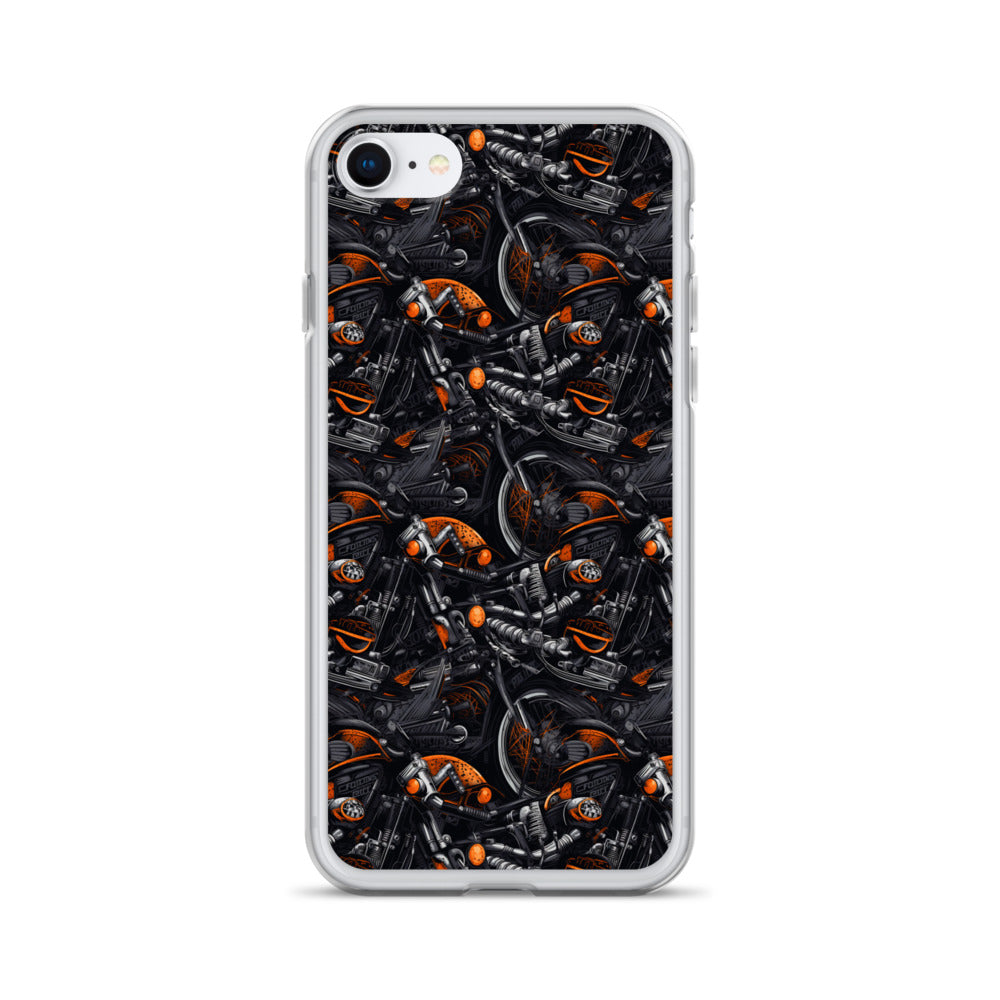 iPhone Case - Motorcycle Pattern