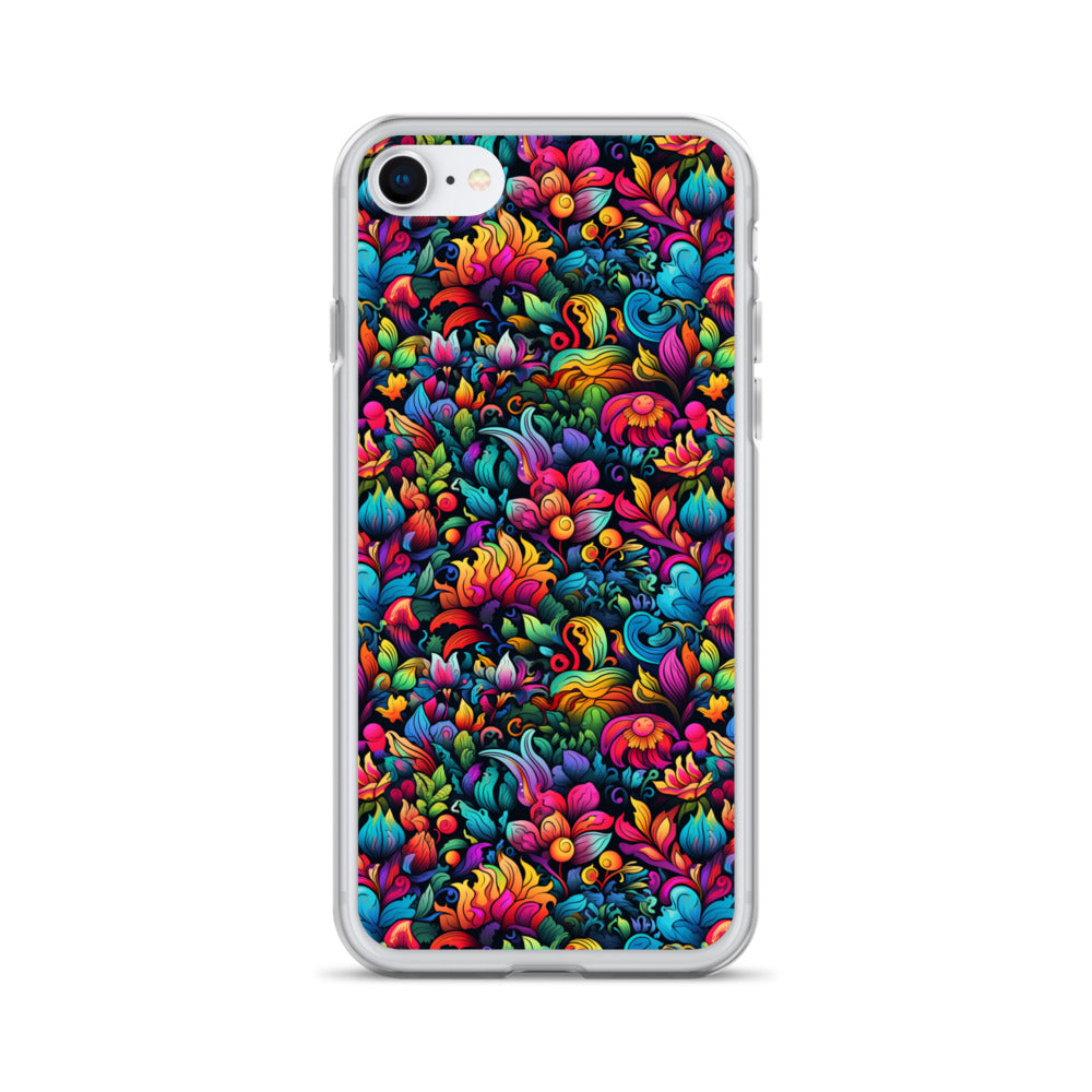iPhone Case - Psychedelic Flowers