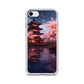 iPhone Case - Ancient Kyoto with Flying Cherry Blossoms