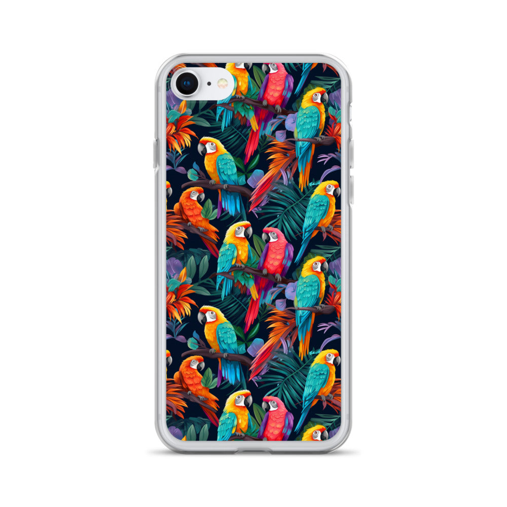 iPhone Case - Colorful Parrots
