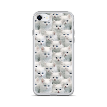 iPhone Case - Cute White Kittens