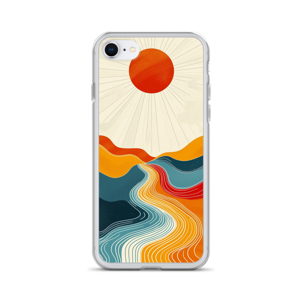iPhone Case - Crimson Sol Labyrinth