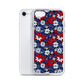 iPhone Case - Patriotic Poinsettas