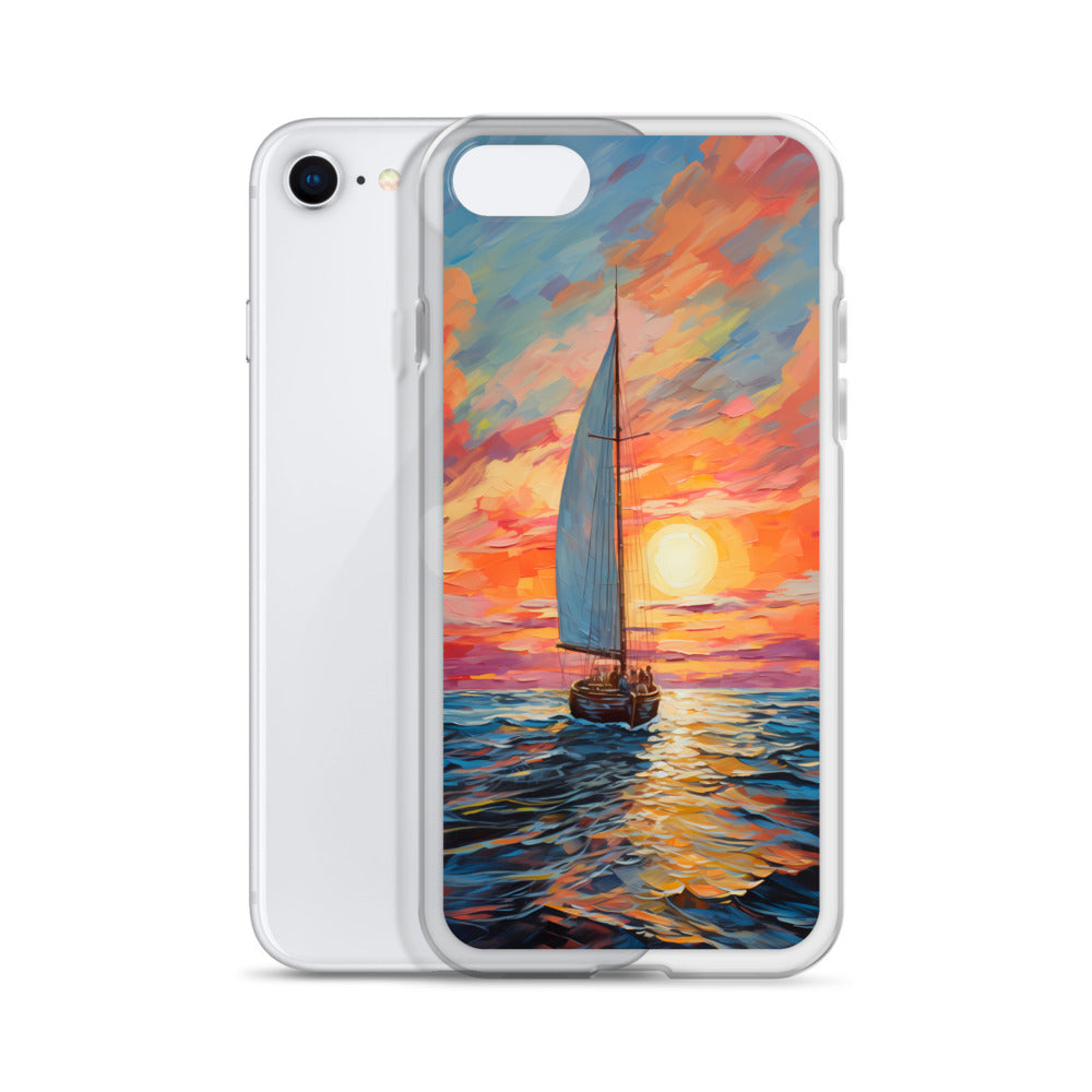 iPhone Case - Luminous Sailboat