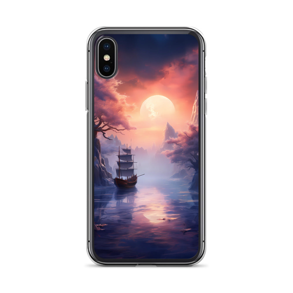 iPhone Case - Japanese Seascape Moonrise