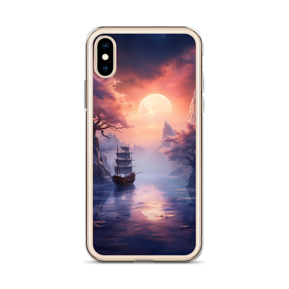 iPhone Case - Japanese Seascape Moonrise