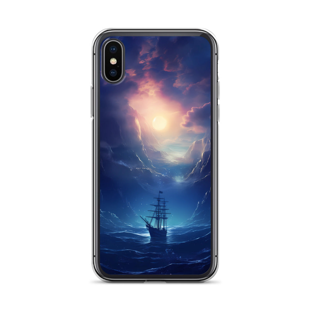 iPhone Case - Wooden Ship in Moonlight