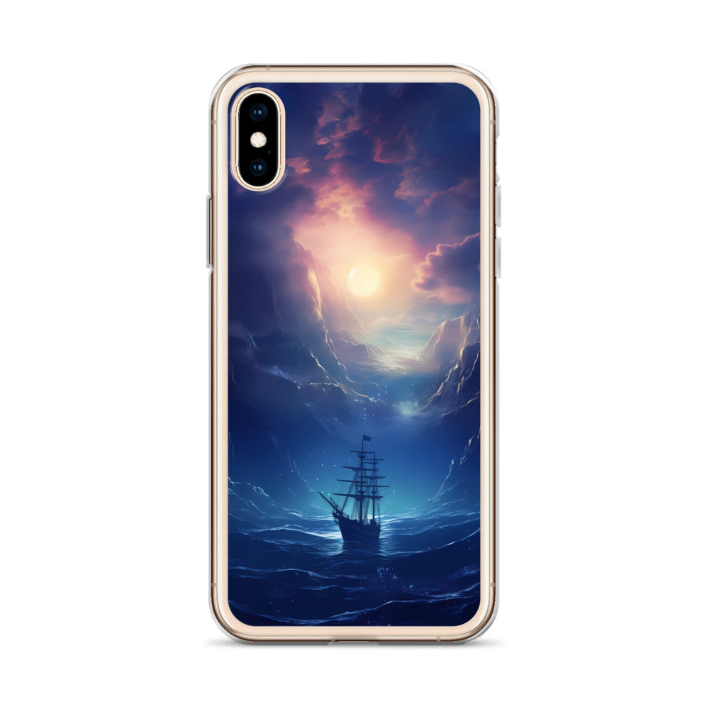 iPhone Case - Wooden Ship in Moonlight