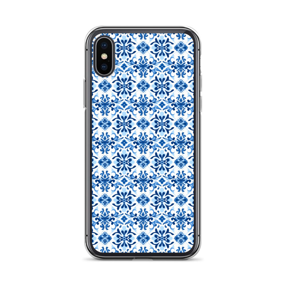 iPhone Case - Blue Ceramic Pattern