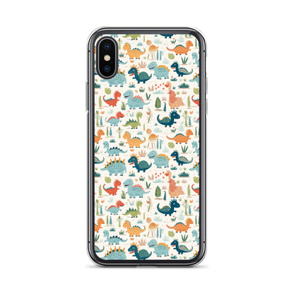 iPhone Case - Cute Dinosaurs Pattern