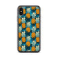iPhone Case - Pineapple Pattern on Blue