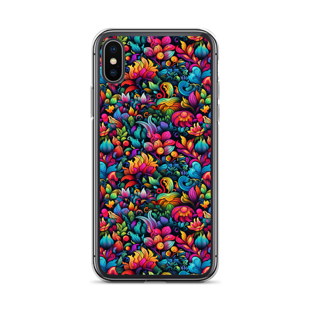 iPhone Case - Psychedelic Flowers