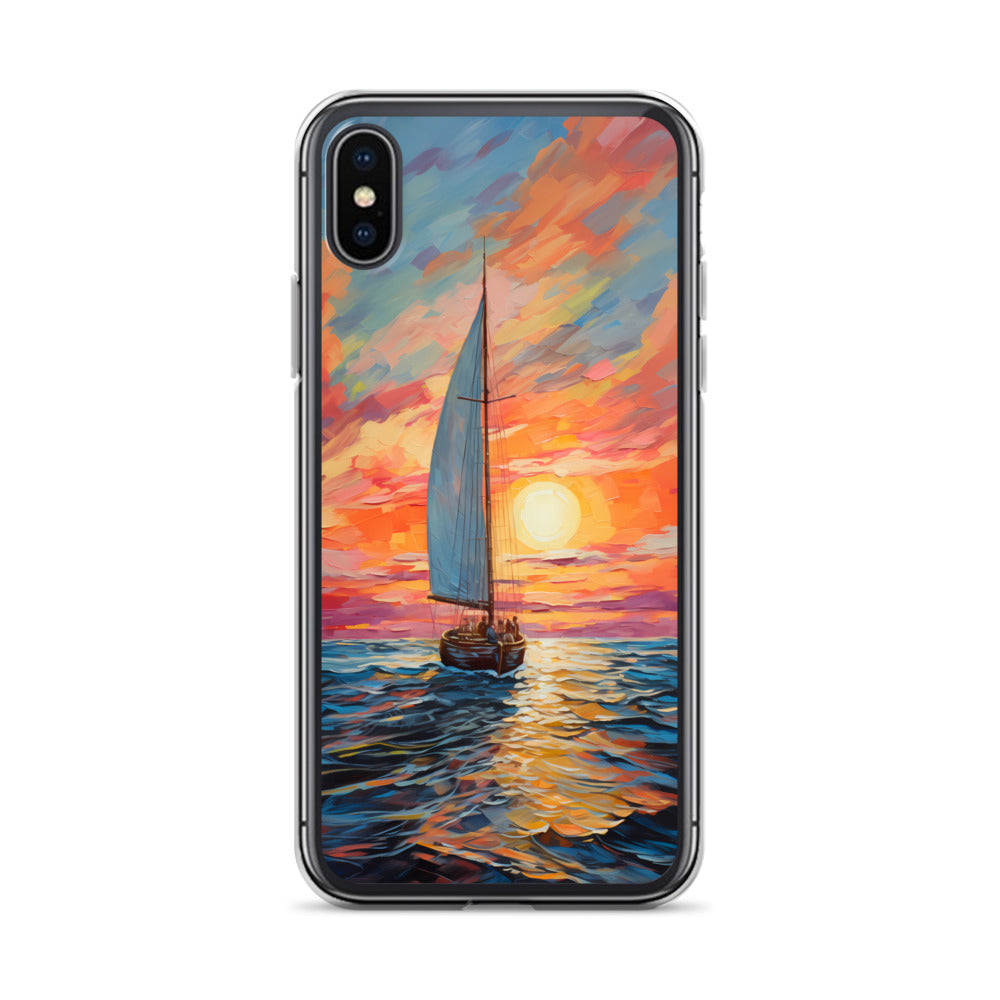 iPhone Case - Luminous Sailboat